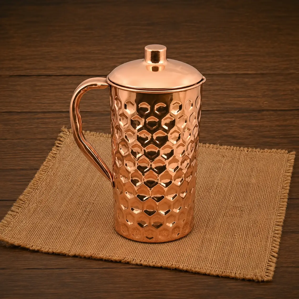 Diamond Copper Jug