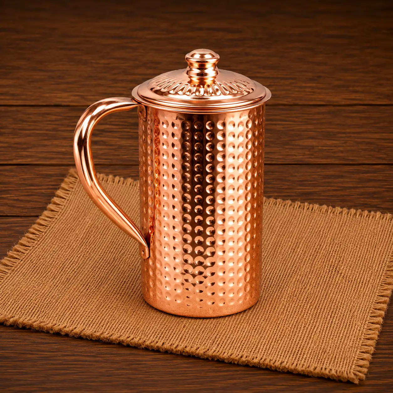 Hammered Copper Jug