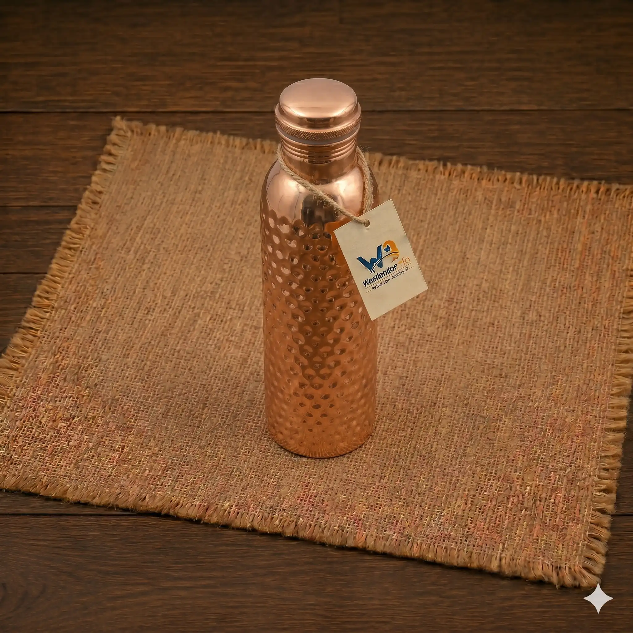 Hammered Copper Bottle